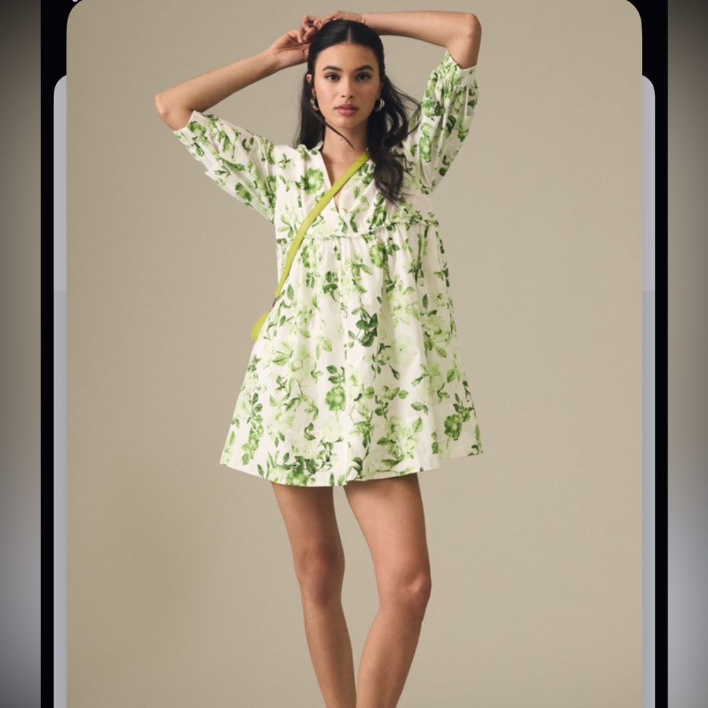 Anthropologie Maeve V neck tunic dress